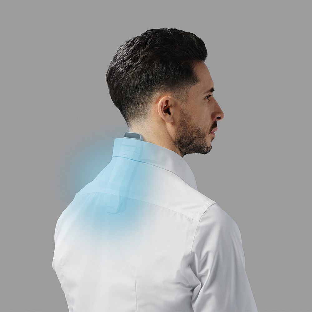 REON POCKET PRO Plus エアフローパーツアジャスタブル着用イメージ