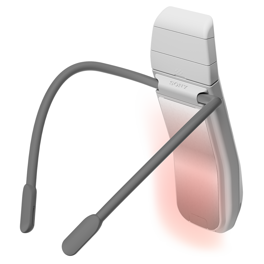 REON POCKET PRO PlusでWARMモードを使用しているイメージCG