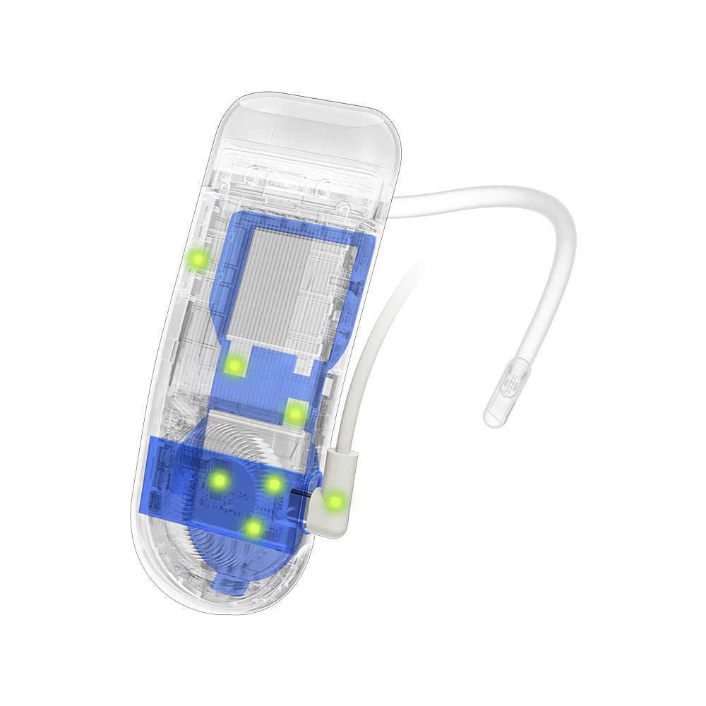 REON POCKET 6の内部のセンサーとシールドのイメージCG